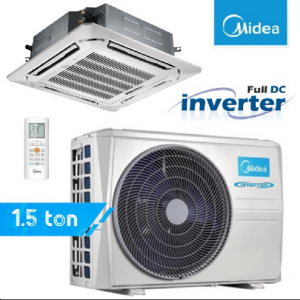 Midea 1.5 ton DC Inverter Ceiling Cassette  Air Conditioner - MCA-18HRFN1