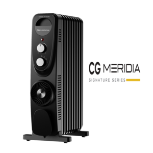CG MERIDIA 9 Fin Oil Filled Radiator Heater CGMROFR9F